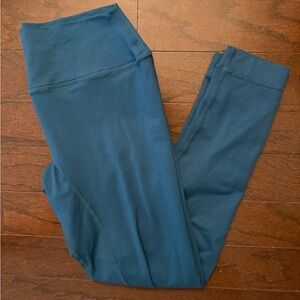 NWOT Set Active Formcloud Teal High-Waisted Leggings, Large
